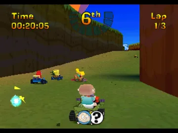 Nicktoons Racing (US) screen shot game playing